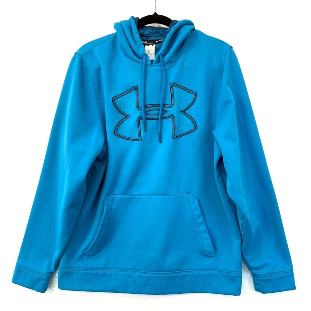 Under Armour‎ Storm Fleece Lined Turquoise Blue Hoodie Size Medium